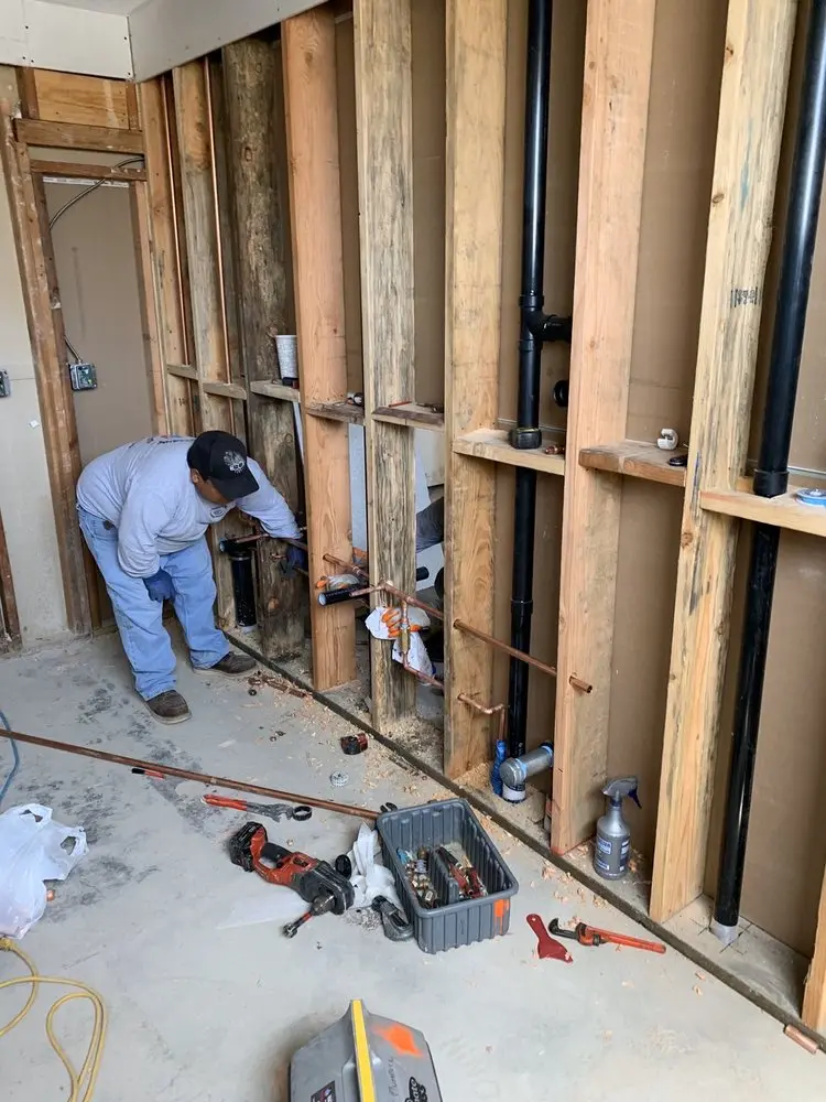 Commercial rough-in plumbing for Trenchless Sewer Repair in Symmes Corner